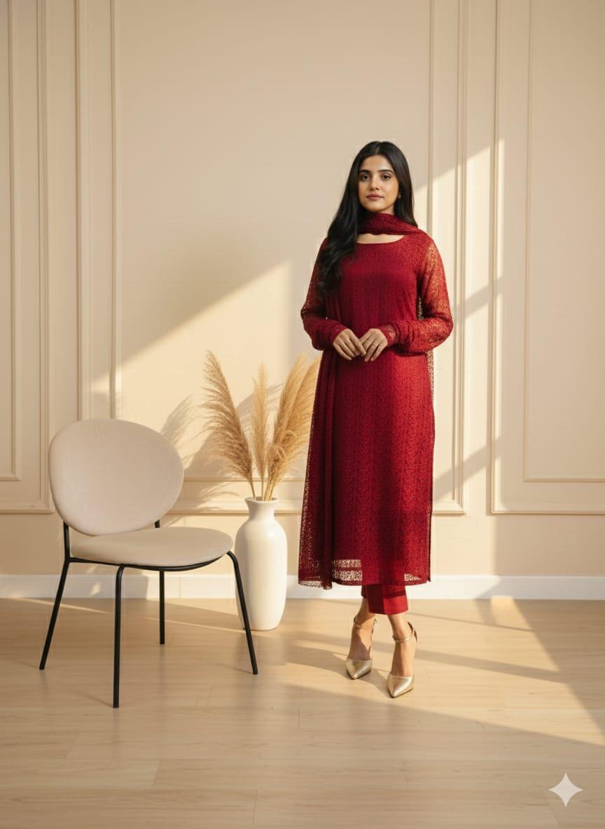 Red Color Dress